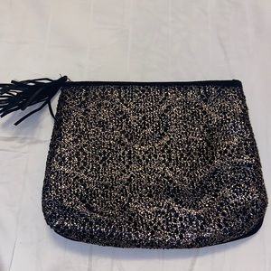 Ulta Velvet and Metallic Cosmetic Travel Makeup Pouch Bag